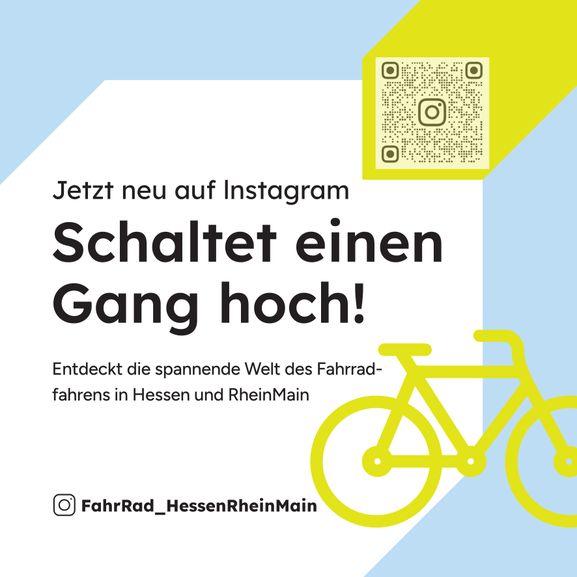 Flyer Radverkehr und Radroutenplaner Hessen