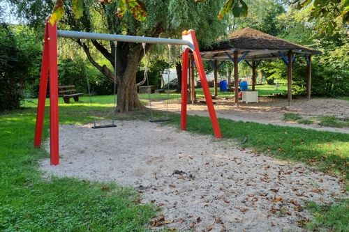 Außengelände der Kita Schatzinsel